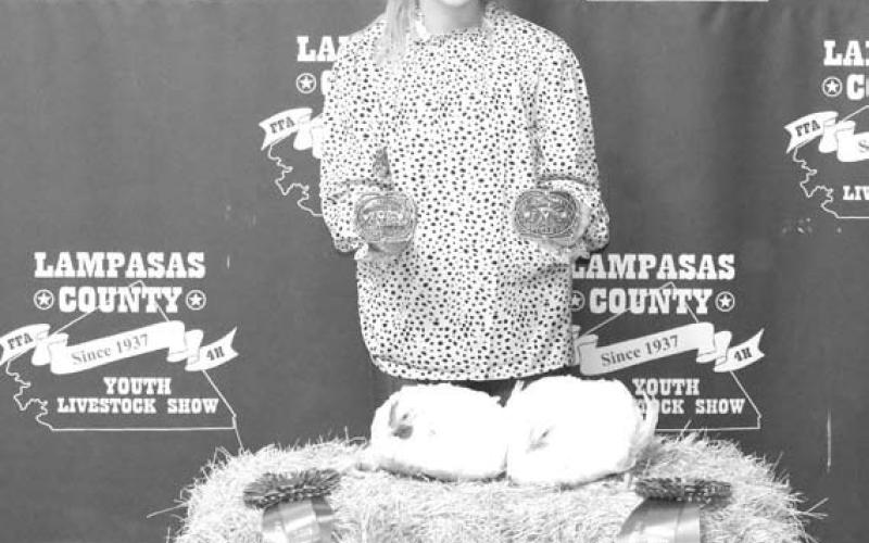 Brylie Turner exhibited both the grand champion cockerel and the grand champion pullet at the 2024 youth livestock show. MASON HINES | DISPATCH RECORD