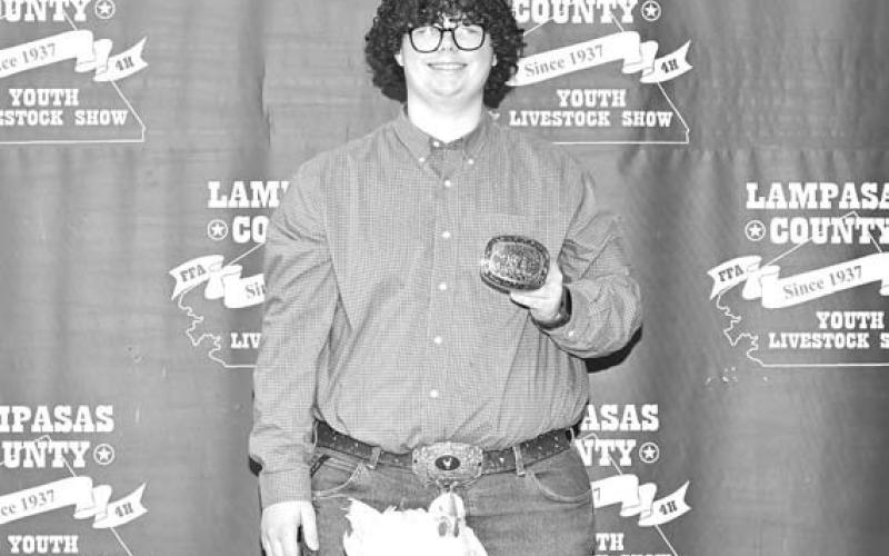 COURTESY PHOTO | SHOWPHOTOBYKATINA.COM Zechariah Randall was named the senior showman for poultry.