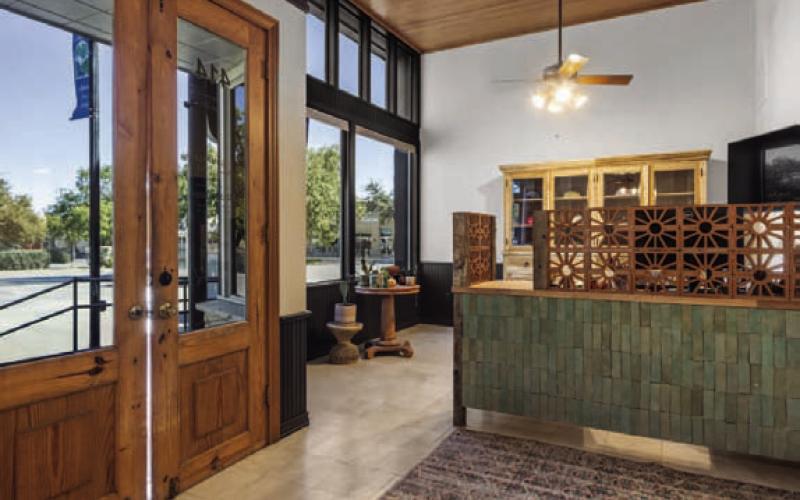 An inside look of the lobby at Lampasas Texas Title shows a newly renovated space for the business. ERICK MITCHELL | DISPATCH RECORD