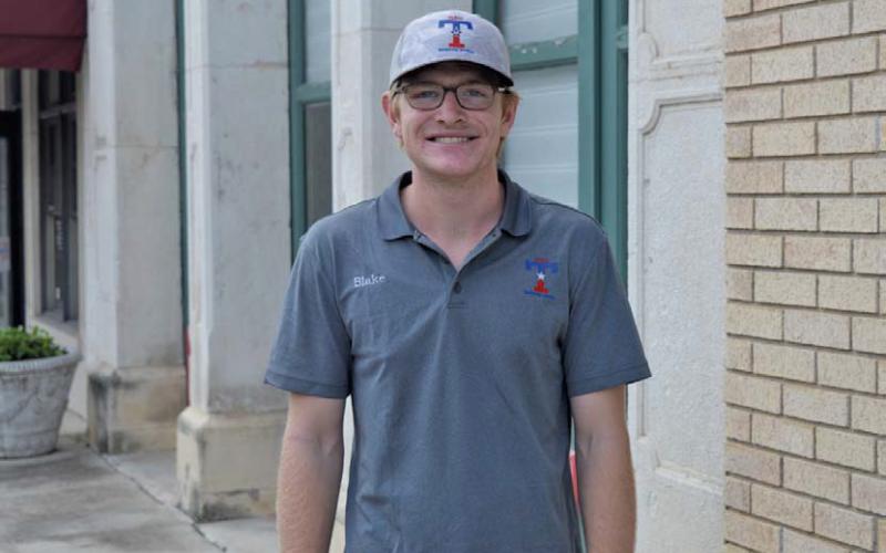 Remmington Wright got involved in Young Life as a freshman at Lampasas High School in 2019. Five years later he is still involved in the group, but now as a student leader. erick mitchell | dispatch record