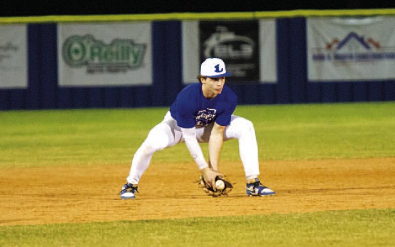 HUNTER KING | DISPATCH RECORD Brayden Mcloughlin was good on the mound and at the plate.