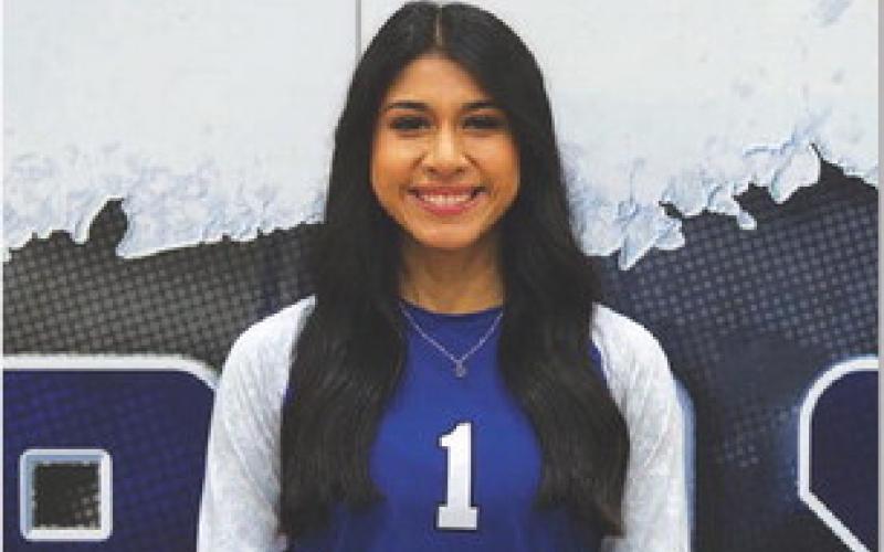 Name: Arielle Aguirre Class: Senior Sport: Volleyball and Track Favorite Movie: Seven Pounds Favorite Midnight Snack: Chips or Ice Cream Favorite Social Media: Snapchat Main Goal This Season: Leave it all on the court