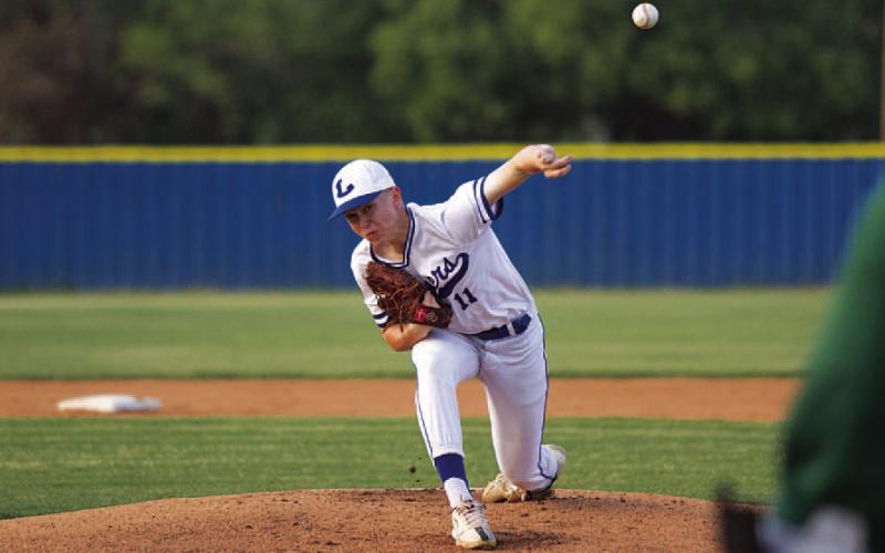 Jonas Andersen throws a changeup against Gateway earlier this week. HUNTER KING | DISPATCH RECORD