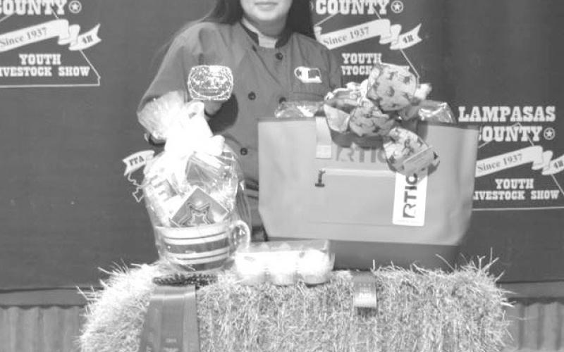 Genesis Moreno earned grand champion recognition in the senior division of the Food Fair. Her entry was decorated cupcakes. ERICK MITCHELL | DISPATCH RECORD