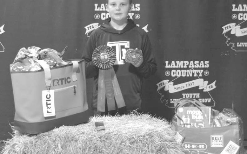 ERICK MITCHELL | DISPATCH RECORD Jayden Hail’s beef entry earned him grand champion honors in the junior division of the Food Fair.