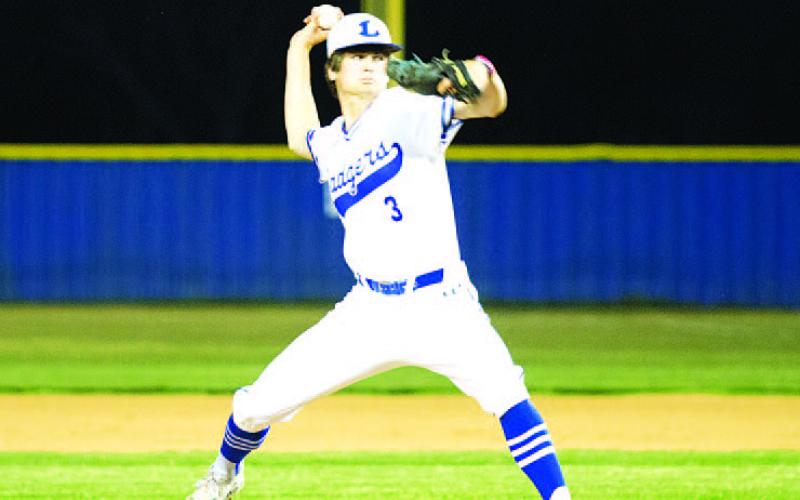HUNTER KING | DISPATCH RECORD Calum Mitchell was very good in relief for the Badgers once again last week.
