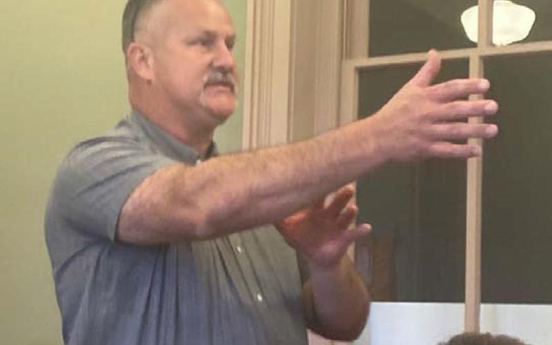 Kempner Volunteer Fire Department Chief Dan Hause shares his thoughts on the burn ban, which is set to expire Oct. 23. MONIQUE BRAND | DISPATCH RECORD