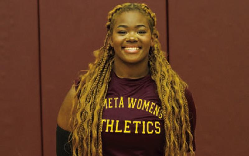 Name: Madalyn Griffith Class: Senior Sport: Volleyball and Basketball Favorite Teacher or Coach: Mrs. Resa Favorite Place in Town: Walmart One Person You Look up To: Angel Reese Main Goal This Season: Be great