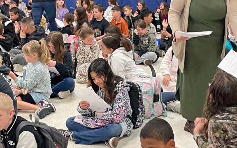 Taylor Creek Elementary recently celebrated Month of the Military Child. Students took place in several events as well as an essay contest. courtesy photo |Taylor Creek elementary