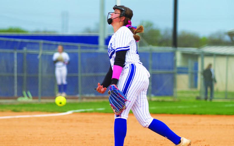 Brooklyn Farmer pitched through four innings of no-hit ball in the district opener. HUNTER KING | DISPATCH RECORD