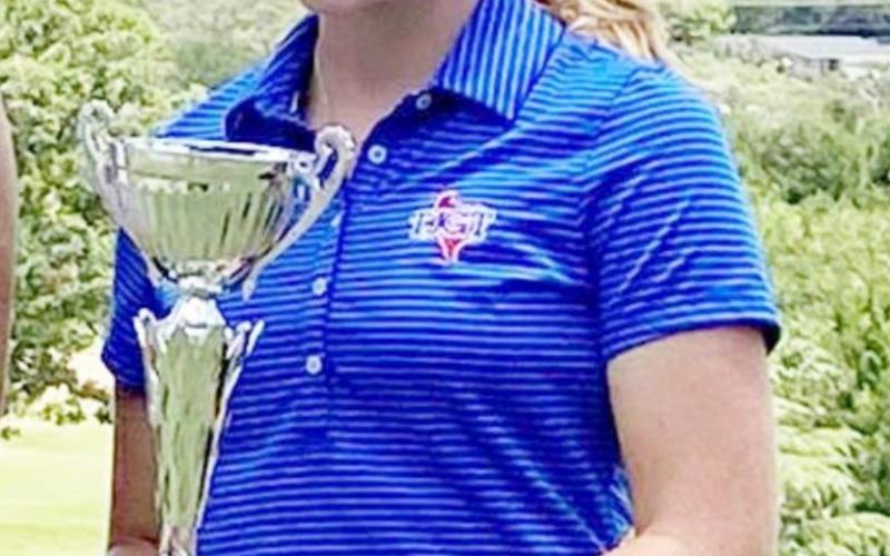 LeeAnn Parker -- a silver medalist at the regional golf preview and bronze medalist at the state preview -- won her third straight West Texas Junior Champions Tour (pictured above). She later signed with Angelo State University. Lampasas beat nine-time defending state champ Andrews this fall in a regular-season tournament. COURTESY PHOTO