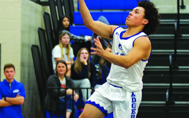 HUNTER KING | DISPATCH RECORD KJ Reed had his best game of the season against Thorndale.