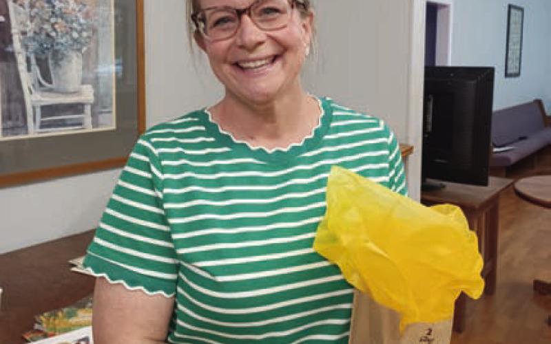 Burnet County AgriLife Extension Agent Kelly Tarla enlightened L-M Garden and Civic Club members with a presentation on native trees in the Texas Hill Country. COURTESY PHOTO