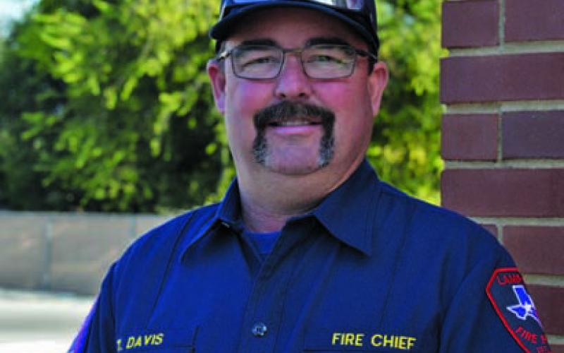 A Lampasas County native, Tim Davis said he is glad to be serving his hometown as chief of the Lampasas Fire Department. ERICK MITCHELL | DISPATCH RECORD