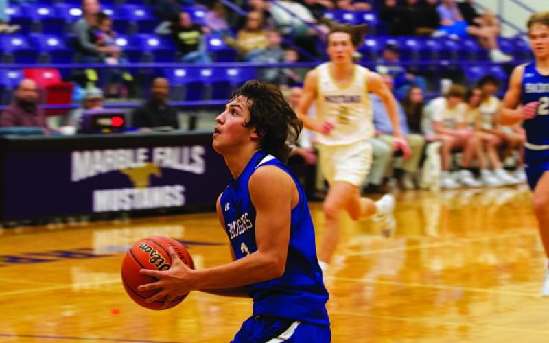 AJ Rosales scored nine points last Friday, the second-leading scorer on the night. HUNTER KING | DISPATCH RECORD