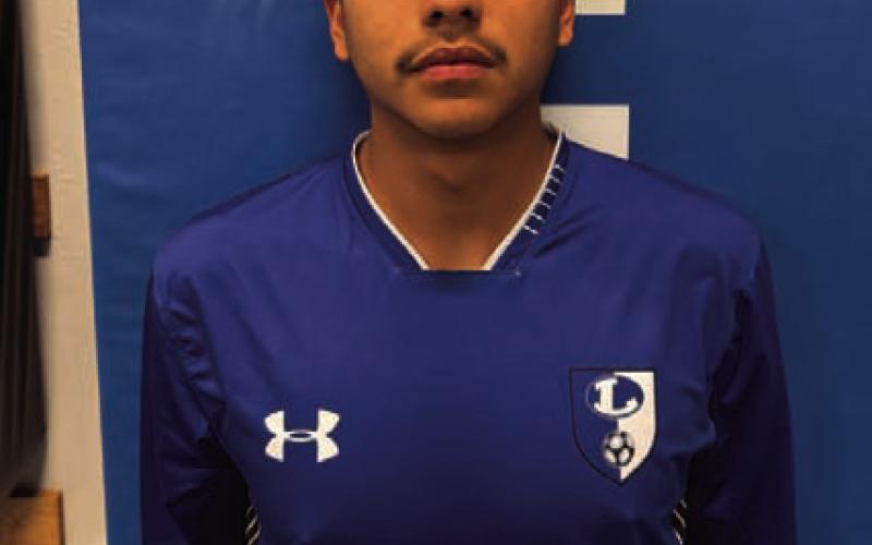 Name: Chris Mendoza Class: Senior Sport: Soccer Favorite Teacher or Coach: N/A Favorite Place in Lampasas: The soccer fields One Person You Look Up To: My dad Main Goal This Season: Win Be district champions