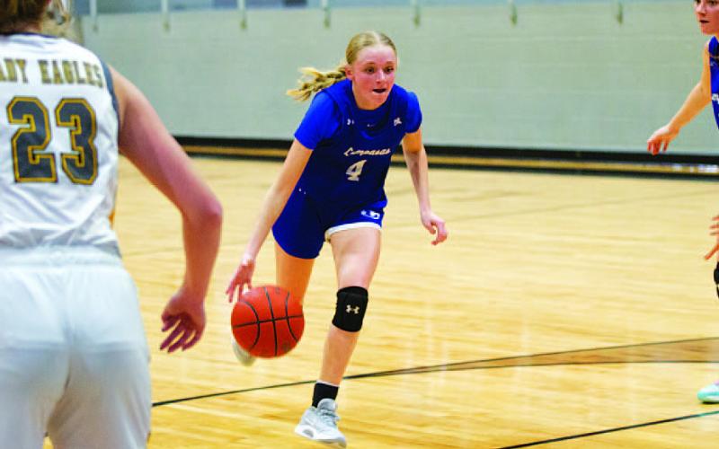 HUNTER KING | DISPATCH RECORD Adalya White received All-Tournament honors for her performance in Childress.