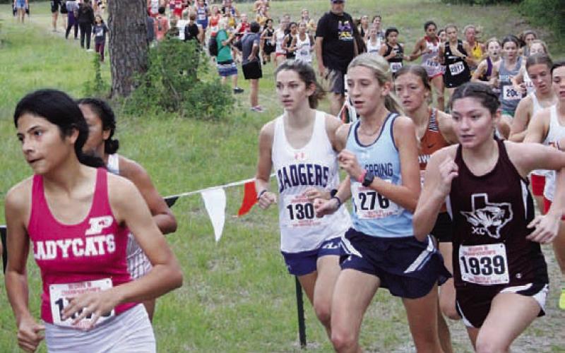 Nyla Long races against the competition at the regional meet. COURTESY PHOTO