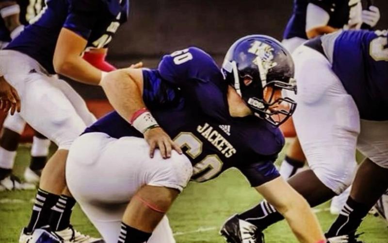 Chance Cottle played defensive line for Howard Payne University after playing for the state runner-up Georgetown High School Eagles. COURTESY PHOTO