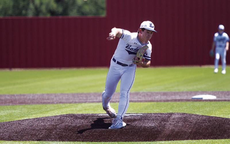 J.T. Posten was stellar on the mound for the Badgers against Gatesville. HUNTER KING | DISPATCH RECORD