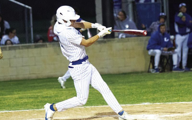 Cory White came up big in the bottom of the seventh for the Badgers last Friday. HUNTER KING | DISPATCH RECORD