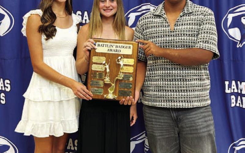 Tennis Battlin’ Badger award