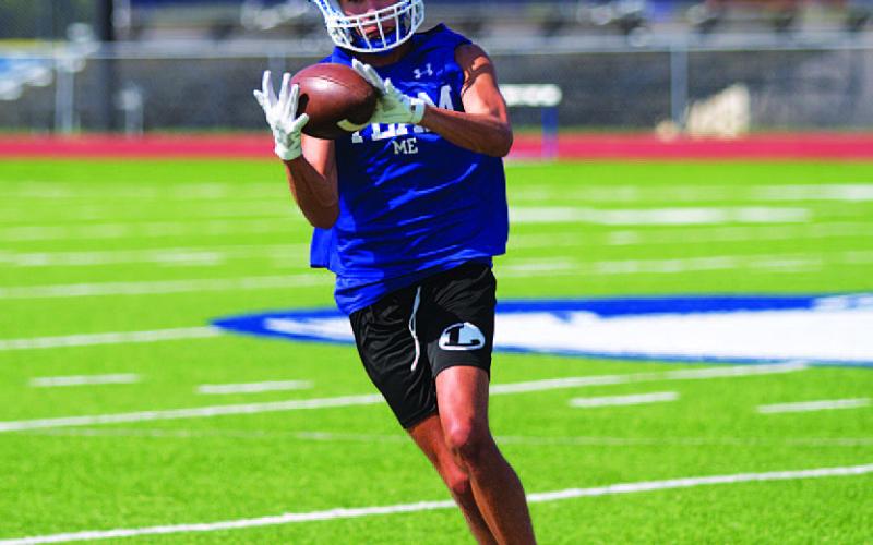 Jonah Sanchez will make an impact at wide receiver this season. HUNTER KING | DISPATCH RECORD
