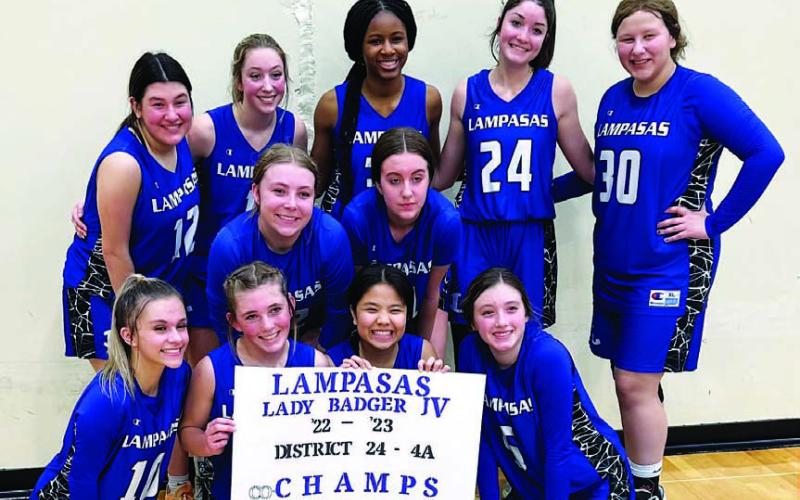 COURTESY PHOTO | CASEY SMART TWITTER The JV team finished the season as co-district champions after their win over Jarrell Tuesday.