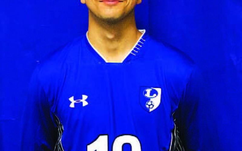 Name: Xavier Contreras Class: Senior Sport: Soccer Favorite Teacher or Coach: Mr. Reid Favorite Place in Lampasas: Home One Person You Look Up To: Myself Main Goal This Season: Score a bicycle goal