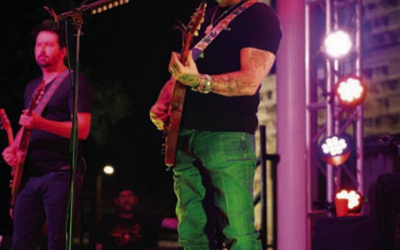 Country music star Stoney LaRue served as the headliner for Friday’s Street Dance on the Square. ADAM BARRIOS | DISPATCH RECORD