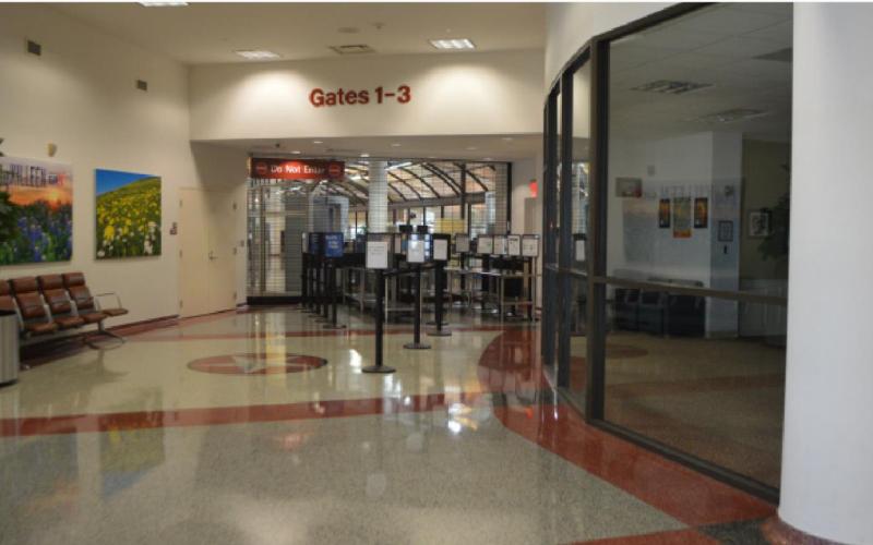The Killeen-Fort Hood Regional Airport gates were closed down during the early months of the pandemic. MONIQUE BRAND | DISPATCH RECORD