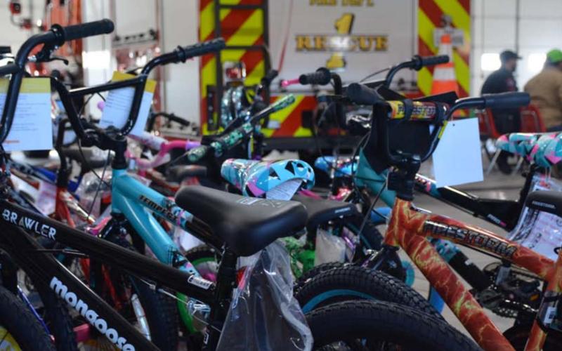 Local first responders come together to help children