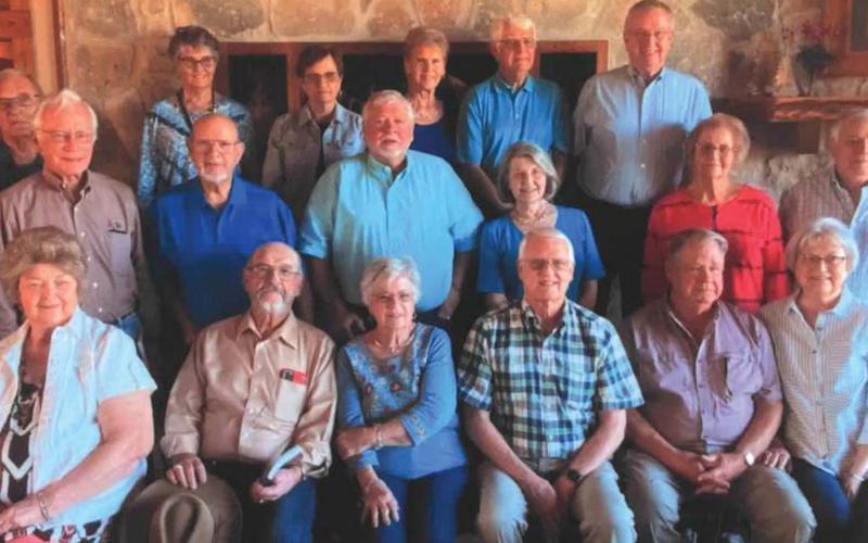 Classmates hold reunion at Casbeer home