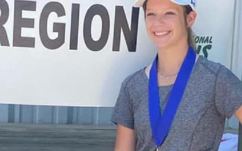 Incoming sophomore Kenlee Turner won her division of the Beltway Junior Golf Tour tournament in Lampasas on Wednesday. COURTESY PHOTO
