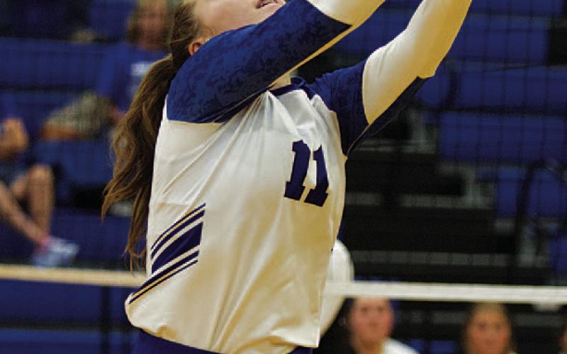 HUNTER KING | DISPATCH RECORD The junior Dowdy was the leader in assists against the Lady Bulldogs.