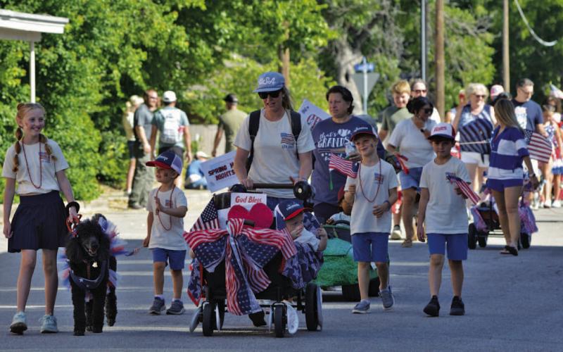 Children, pets and parents turned out in full force for last week’s lively Pet Parade. ERICK MITCHELL | DISPATCH RECORD