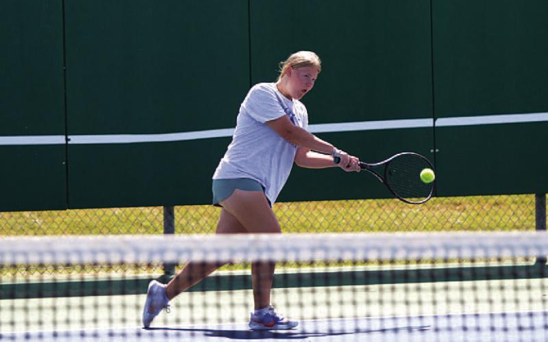 HUNTER KING | DISPATCH RECORD Sydney Unger is one of the seniors looking to have a big impact for Lampasas this season.