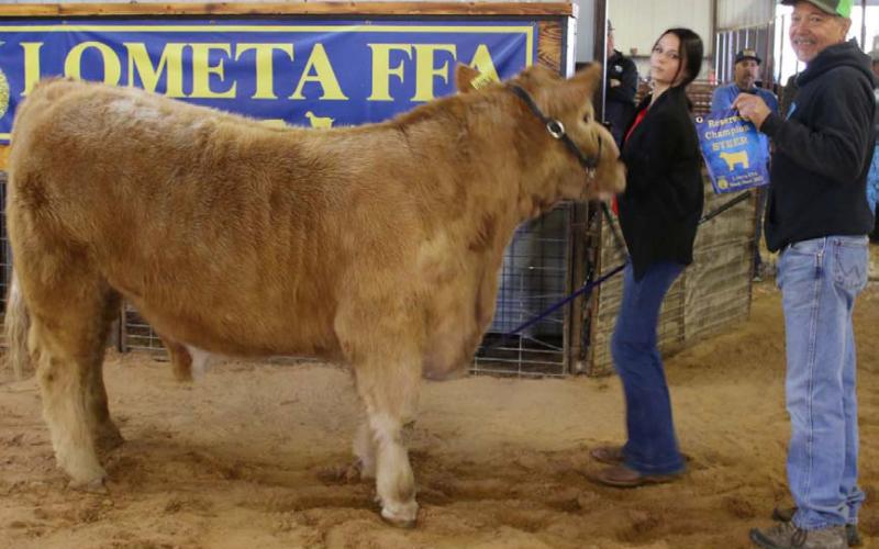 MASON HINES | DISPATCH RECORD The reserve champion steer was shown by Bailey Mask.