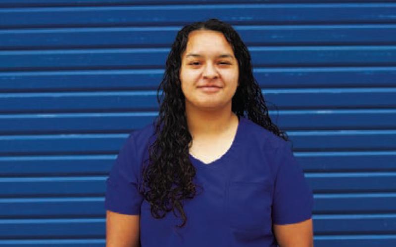 Name: Arianna Bermudez Class: Senior Sport: Soccer and Powerlifting Favorite School Subject: College Prep Math Favorite Vacation: Las Vegas One Person To Meet: Drake
