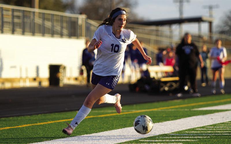 Liliana Fryer was a key player for the Lady Badger soccer team last season. FILE PHOTO