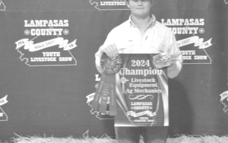 Tate Langford was crowned the Ag Mechanics Show grand champion for the second consecutive year. ERICK MITCHELL | DISPATCH RECORD