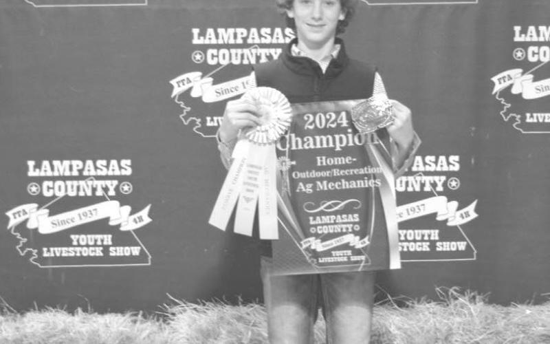Kord Bumpus received the reserve champion honors for Ag Mechanics. ERICK MITCHELL | DISPATCH RECORD