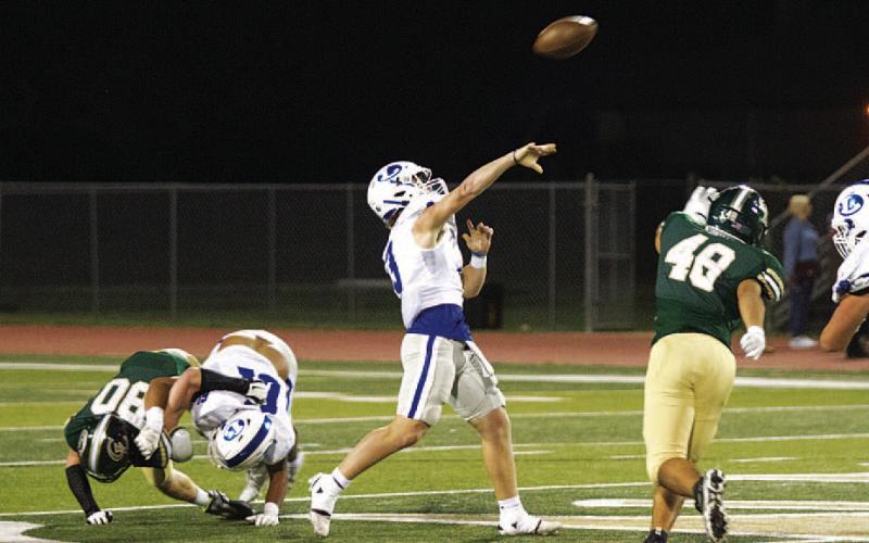 Reed Jerome has been an efficient dual threat at quarterback this season. HUNTER KING | DISPATCH RECORD