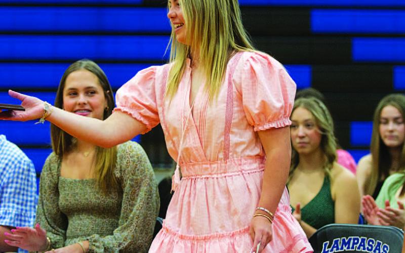 Kenna Davis was named the girls’ Defensive MVP. HUNTER KING | DISPATCH RECORD