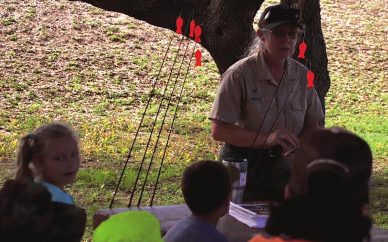 Library hosts ‘Fishing 101’ tutorial at W.M. Brook Park
