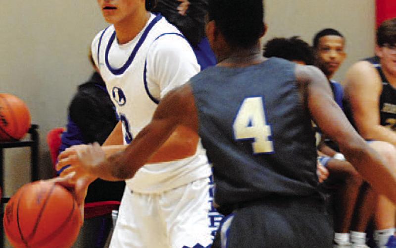 AJ Rosales played his best game of the season against Rockdale. HUNTER KING | DISPATCH RECORD