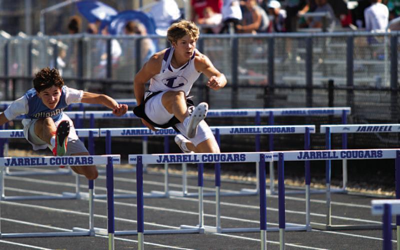 FILE PHOTO Trent Rogers is back leaping over hurdles this track season.