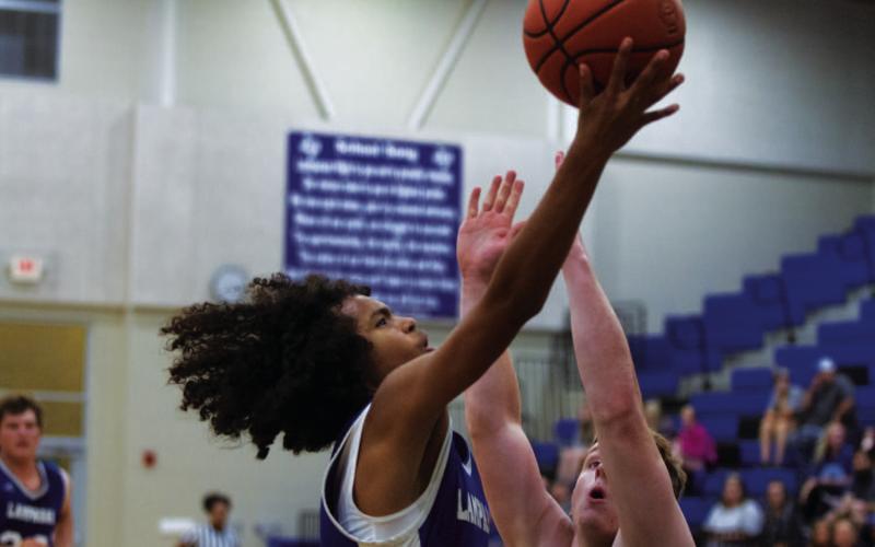 FILE PHOTO Angel Scott has continued to improve as he heads into his first season of varsity basketball.
