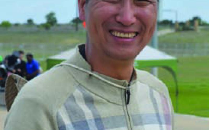 Dr. Kyungsuk Cho of the Korea Astronomy and Space Science Institute was present at the 580 Sports Complex working on experiments alongside scientists from NASA. ERICK MITCHELL | DISPATCH RECORD