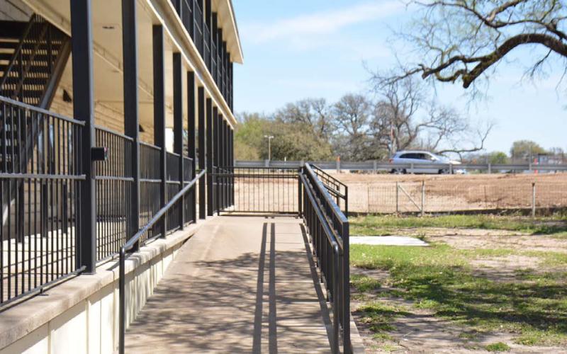 HUNTER KING | DISPATCH RECORD While the exterior of the Hostess House didn’t get the bulk of the renovations, there have been some structural changes and some upgrades including the parking outside the building.